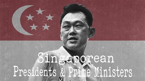 Singaporean Presidents Prime Ministers English Sub Youtube