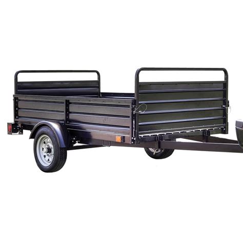 Dk2 Multi Utility Trailer Single Axle 5 Ft X 7 Ft Black Mmt5x7 Rona