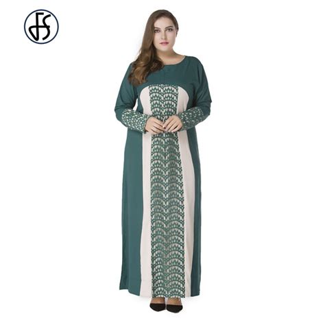 Fs Women Maxi Long Sleeve Dress With Lace Moroccan Kaftan Caftan