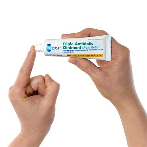 Pack Globe Oz Triple Antibiotic Ointment Pain Relief Dual