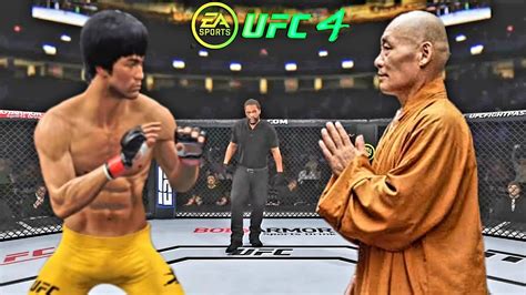 Ps Bruce Lee Vs Kung Fu Monk Yanbin Ea Sports Ufc Youtube