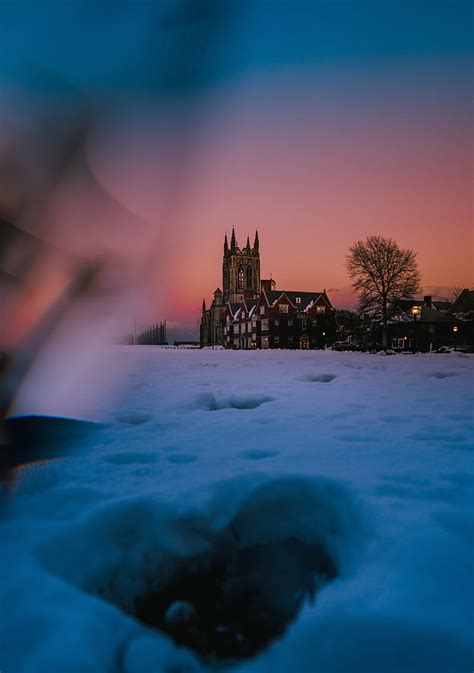 Buildings Architecture Snow Dusk HD Phone Wallpaper Peakpx