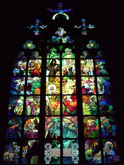 Prague Stained Glass Window Thebevster Flickr