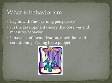 Behaviorist Theory Ppt