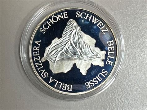 Schweizer Medaille Silber 925 10g Schöne Schweiz Kaufen auf Ricardo