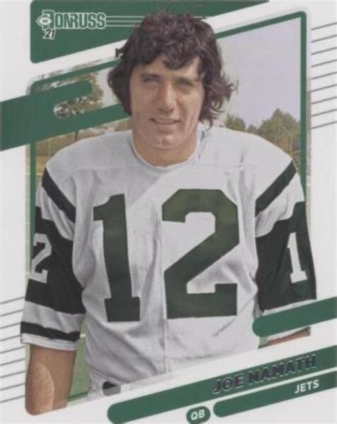 2021 Panini Donruss Photo Variation 42 Joe Namath For Sale Online EBay