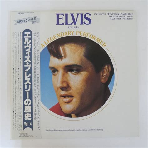 【やや傷や汚れあり】47054758【帯付】elvis Presley Elvis A Legendary Performer