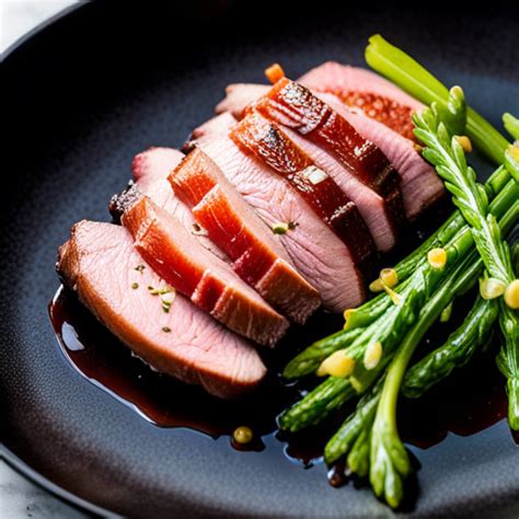 Pan Seared Duck Breast With Orange Glaze Recipe CookAIfood