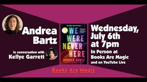 Andrea Bartz We Were Never Here Paperback Launch W Kellye Garrett