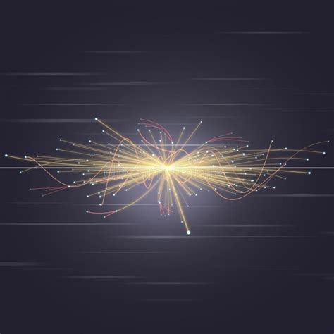 Particle Collision in LHC (Large Hadron Collider) Stock Illustration - Illustration of micro ...