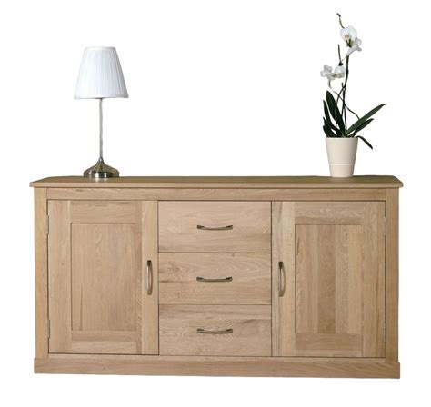 Buy Mobel Oak 2 Door 3 Drawer Sideboard The Furn Shop