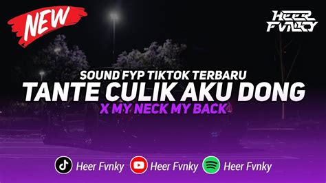 DJ TANTE CULIK AKU DONG X MY NECK MY BACK SLOWED VIRAL FYP TIKTOK