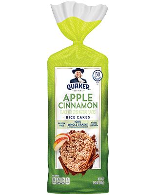 Rice Cakes Apple Cinnamon Quaker Oats