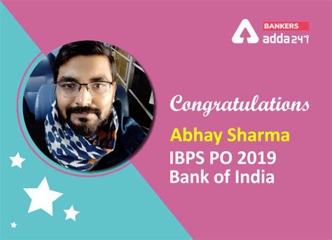 Success Story Of Abhay Sharma Selected In Ibps Po 2019 Says If You Are