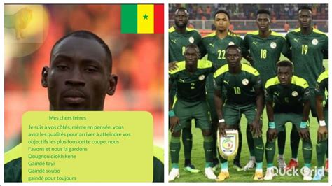 Ô Ndeysane Saliou Ciss envoie un Message émouvant aux Lions avant la