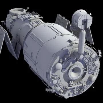 Zvezda International Space Station Module D Model