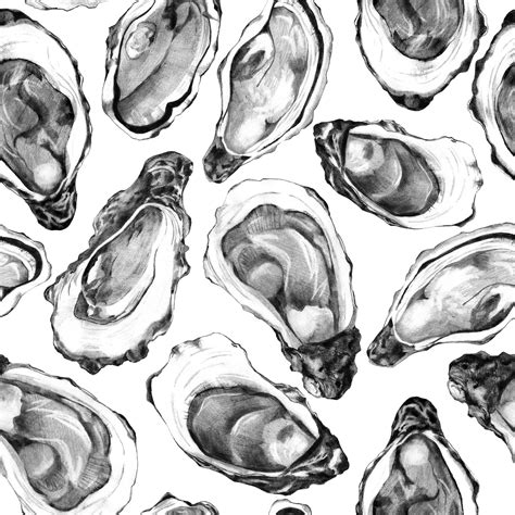 Premium Photo Background With Oyster Shells On White