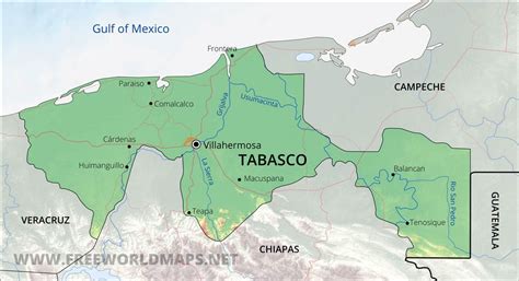 Tabasco Map