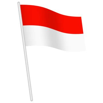 Indonesia Flag Wave Decoration Vector Design Wave Flag Indonesia