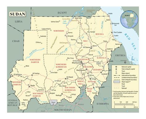 Карты Судана | Коллекция карт Судана | Африка | Maps of the World ...