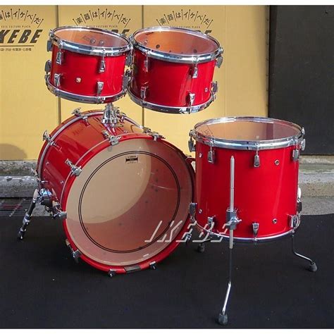 Yamaha Absolute Hybrid Maple 4pc Drum Set Red Autumn Amp4f3 Rau ＋ Amb2016 Rau 723429イケベ楽器店