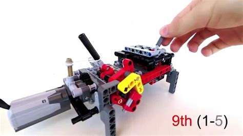 Lego Technic Speed Double Gearbox X R Youtube