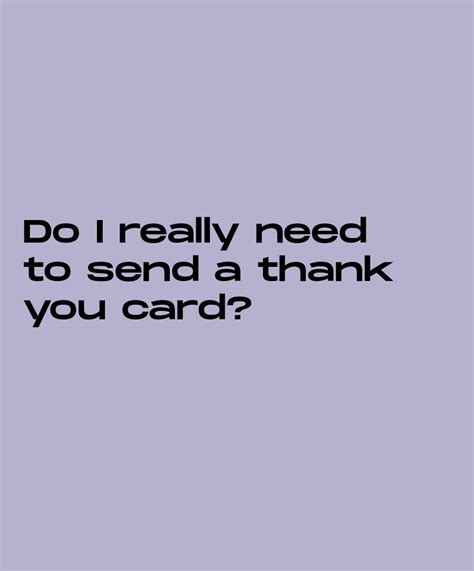 Wedding Etiquette: Do I Really Need To Send A Thank-You Card?