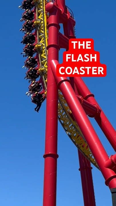 Six Flags Roller Coaster The Flash Theme Parks Like Viral Like Youtube