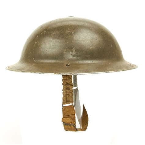 Original British Wwii Brodie Mk1 Helmet By Rubery Owen And Co Dated