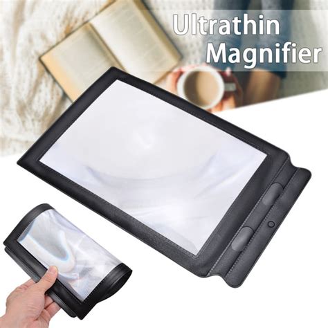 Bokali 1pcs A4 Full Page Large Sheet Magnifier Magnifying Glass Reading Aid Lens New Lazada Ph