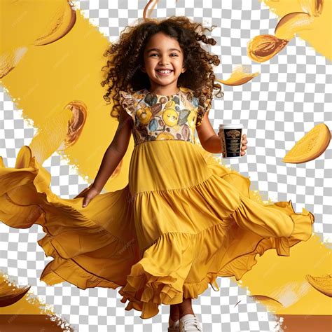 Premium PSD | A inspired preschooler girl with wavy hair from the aboriginal australian ...