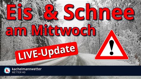 Live Update Schnee Eisregen Mit Luftmassengrenze Am Mittwoch Youtube