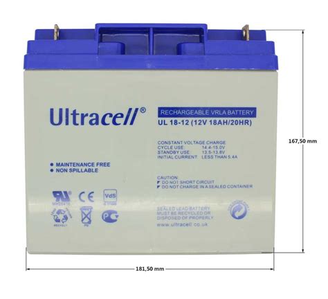 Ultracell Ul V Ah Batterien Und Akkus