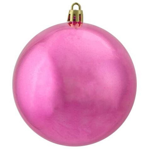 Northlight 12ct Bubblegum Pink Shatterproof Shiny Christmas Ball Ornaments 4 100mm 12 Ralphs