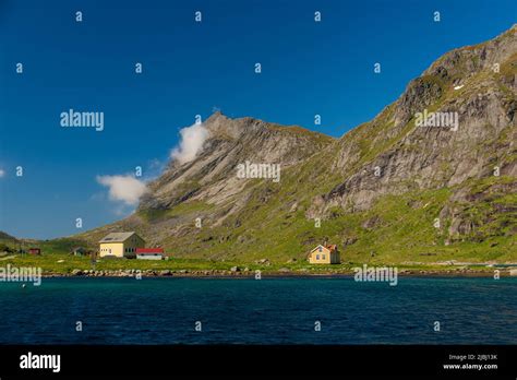 View of Moskenesoya Island in north Norway Stock Photo - Alamy