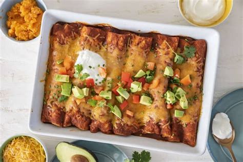 Make Vegetarian Black Bean Enchiladas Sweet And Spicy