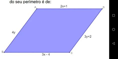 Analisando O Paralelogramo A Seguir Sabendo Que A Medida De Seus Lados