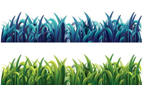 Vector Seamless Grass Realistic Lawn Horizontal Pattern 29240252 Vector