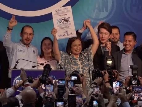 Se registra Xóchitl Gálvez como precandidata presidencial del PAN