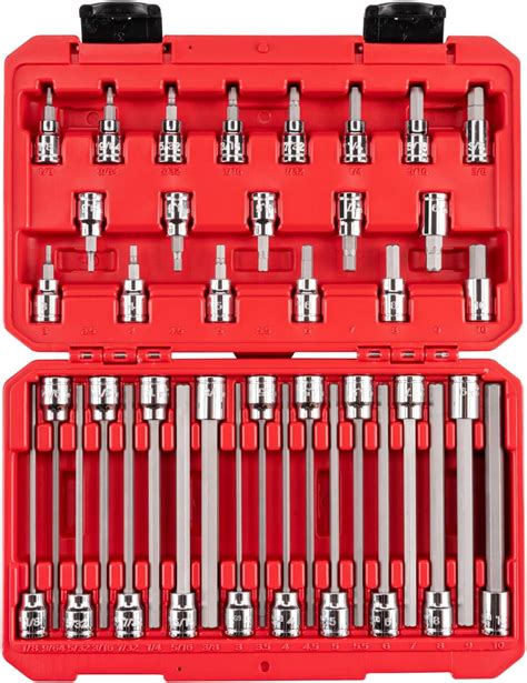 Amazon Tekton Inch Drive Hex Bit Socket Set Piece