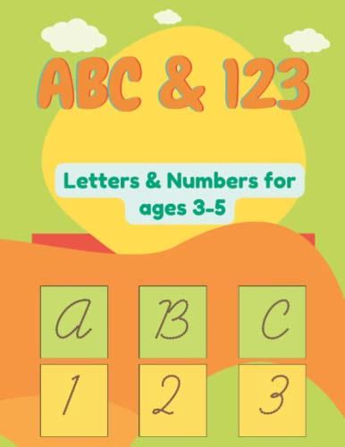 ABC & 123 Tracing Book: Letters & Numbers for 3-5 Year Olds by P. Nut Creations | Goodreads