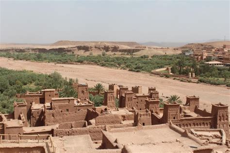 Premium Photo | A view of the village of marrakech