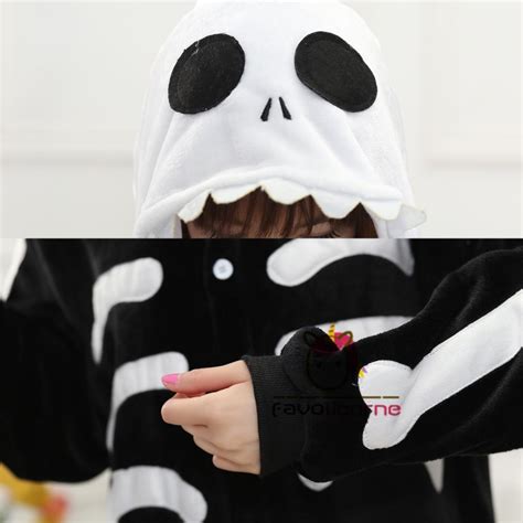 Combinaison Pyjama Squelette D Guisement Kigurumi Favolicorne