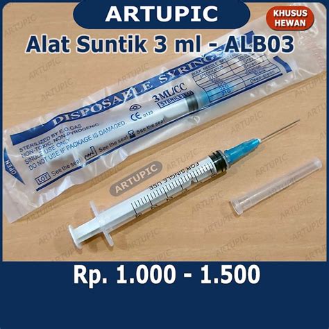 Jual Alat Suntik Hewan Spuit Ml Alb Spet Spuid Suntikan Hewan