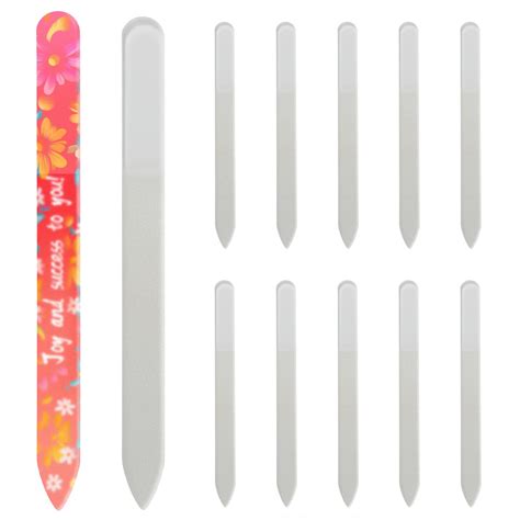 Wholesale Sublimation Glass Nail File Blanks,Crystal Nail Filer for Na