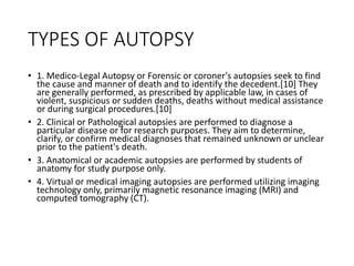 Autopsy, Coroner's Case & Incest | PPT