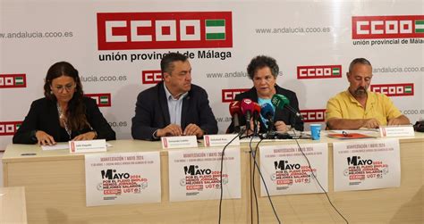 CCOO y UGT se movilizarán en Málaga el 1 de mayo por el pleno empleo