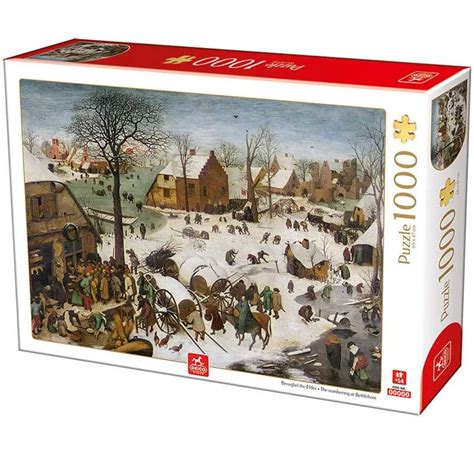 Comprar Puzzle Deico El Censo De Belem Brueghel De 1000 Piezas 76649