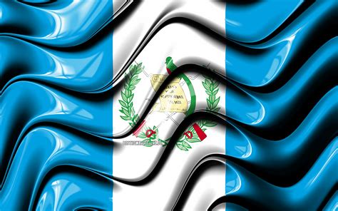 Download Wallpapers Guatemalan Flag 4k North America National Symbols Flag Of Guatemala 3d