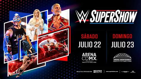 Wwe Supershow En México Fechas Boletos Y Detalles